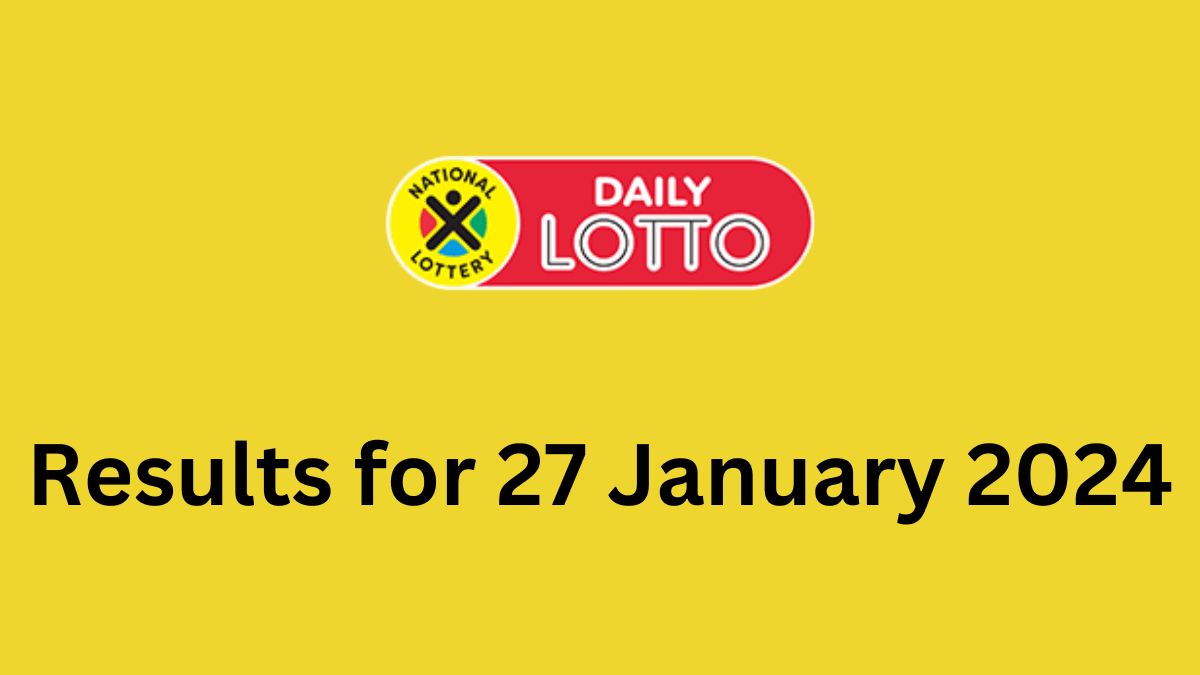 Daily lotto results