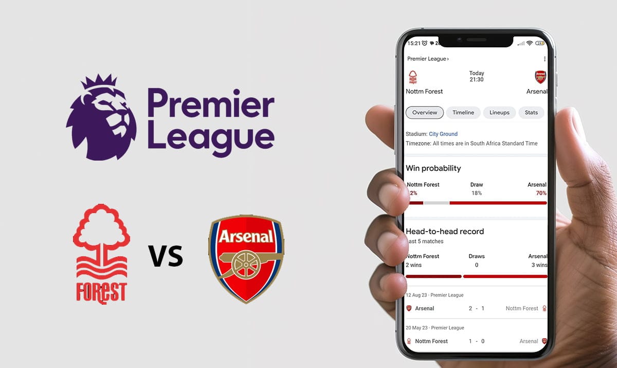 Nottingham forest vs arsenal