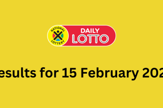 daily lotto results- 15 feb