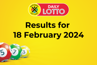 daily lotto results- 18 feb
