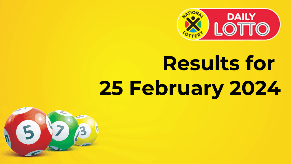 daily lotto results 25 feb