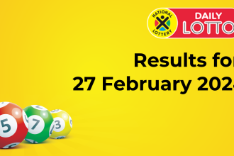 daily lotto results for 27 february