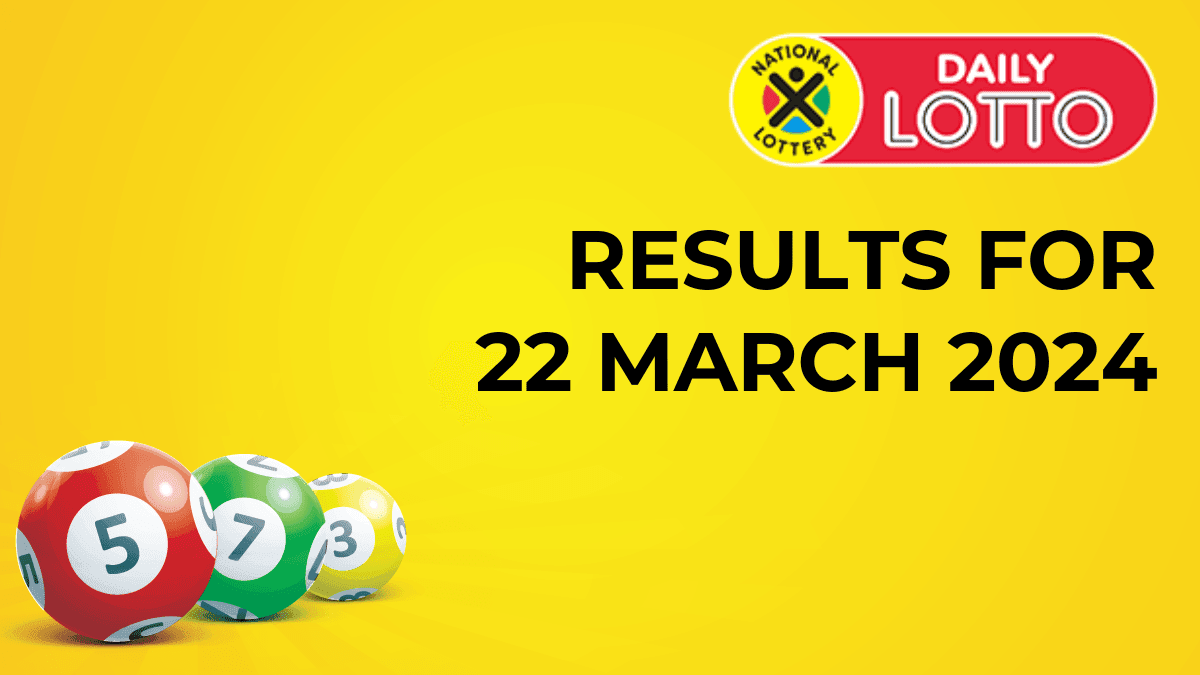 daily lotto results for 22 march