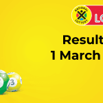 daily lotto results for 1 march