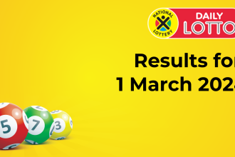 daily lotto results for 1 march