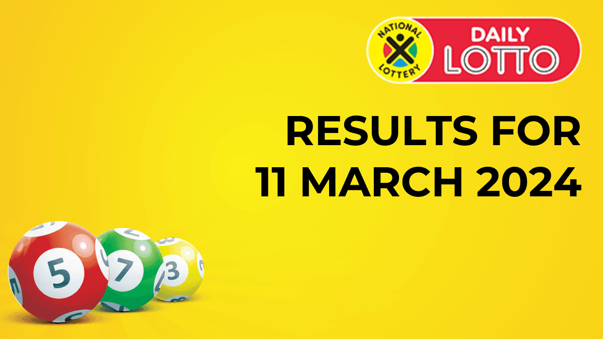 daily lotto results for 11 march