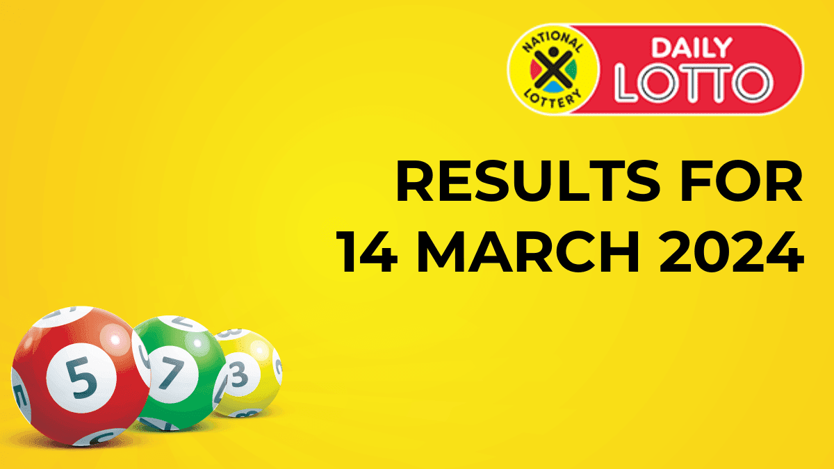 daily lotto results for 14 march 2024