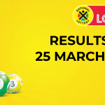 daily lotto results for 25 march