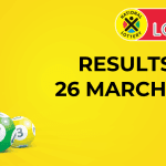 daily lotto results for 26 march