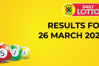 daily lotto results for 26 march