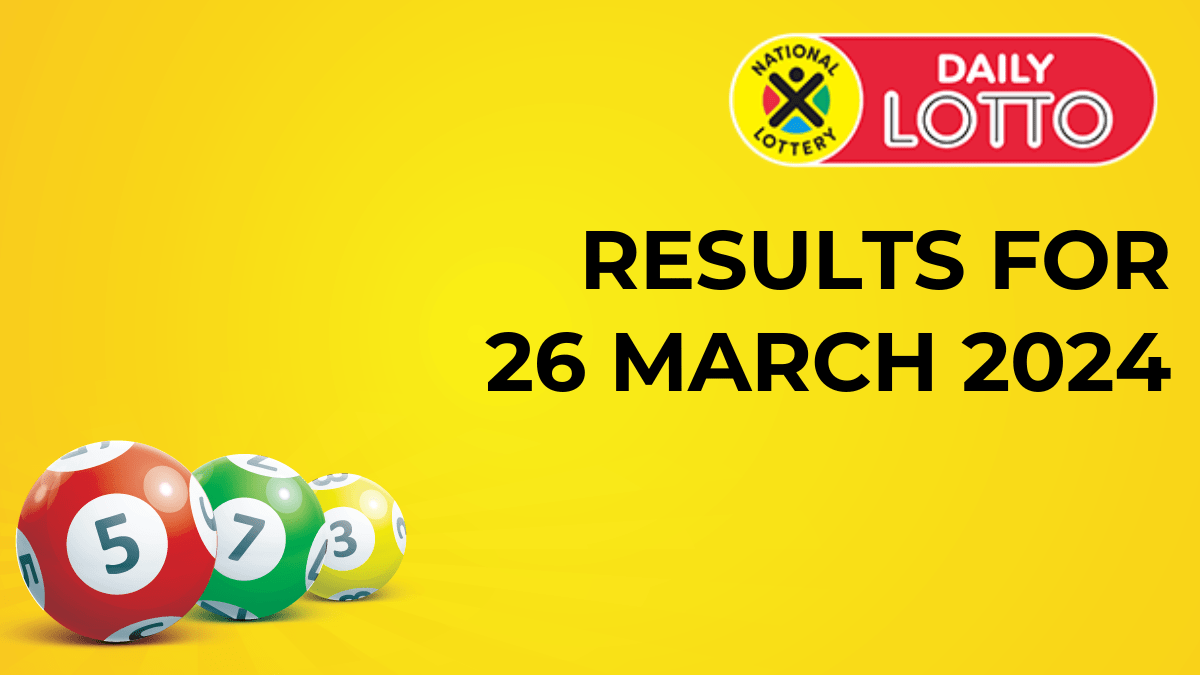 daily lotto results for 26 march