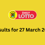 daily lotto results for 27 march