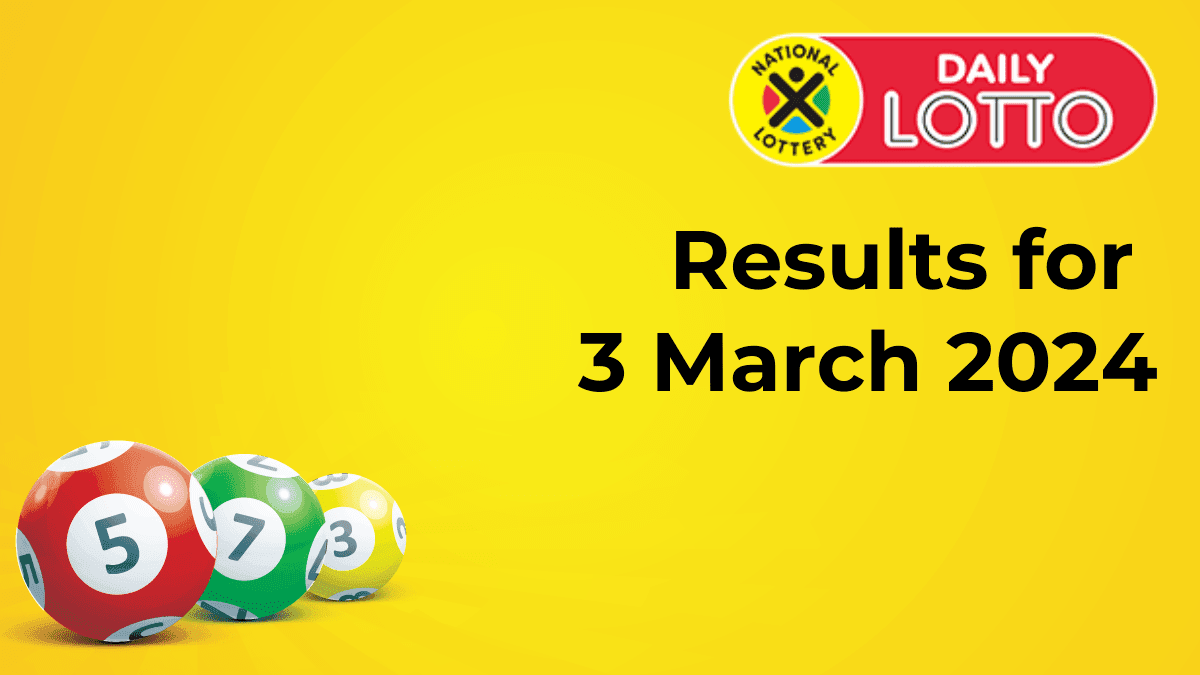 daily lotto results for 3 march 2024