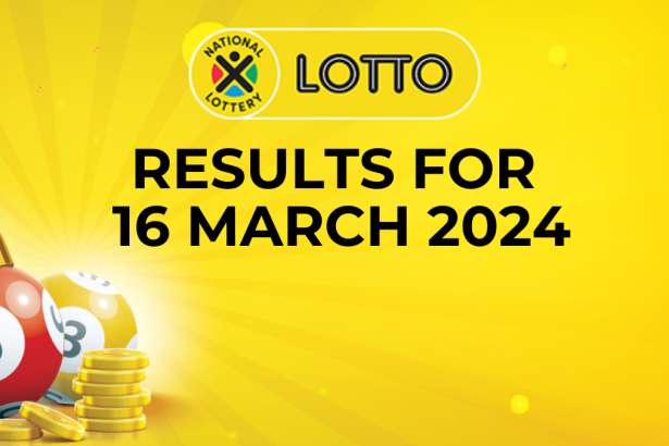 Lotto results for 16 March 2024