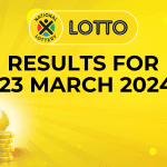 lotto results for 23 march