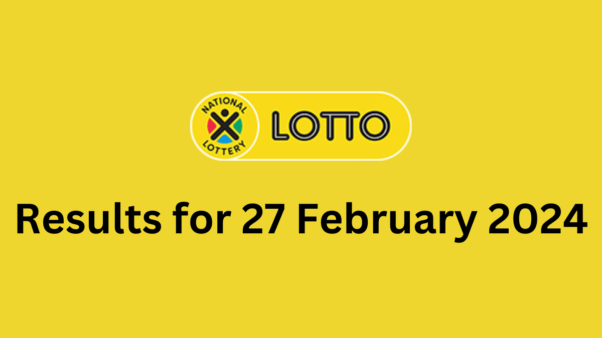 lotto results for 27 march