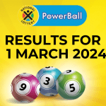 powerball results for 1 march