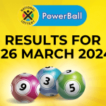 powerball results for 26 march