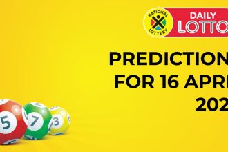 Daily Lotto Predictions - 16 April