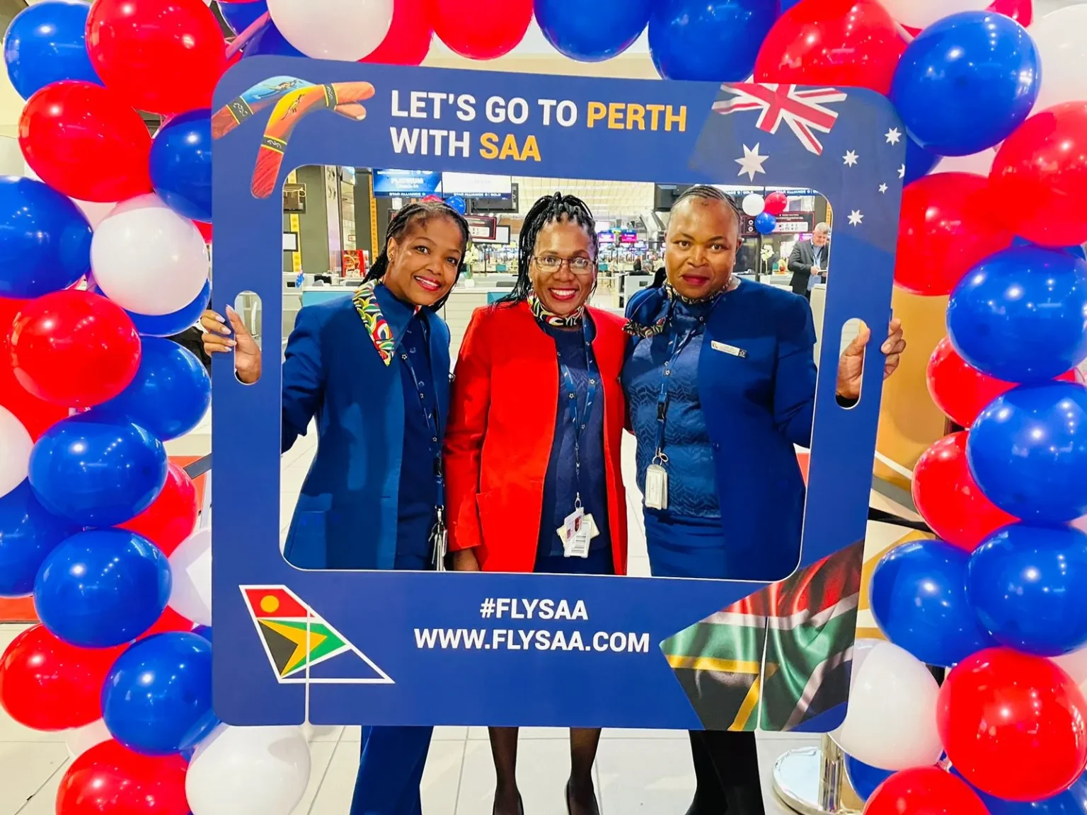 South African Airways Celebrates Milestone: Inaugural Perth Flight Blasts Off 51 South African Airways