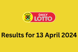 daily lotto results for 13 april
