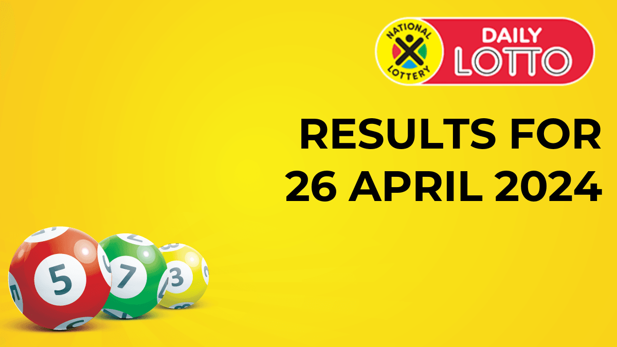 daily lotto results for 26 april