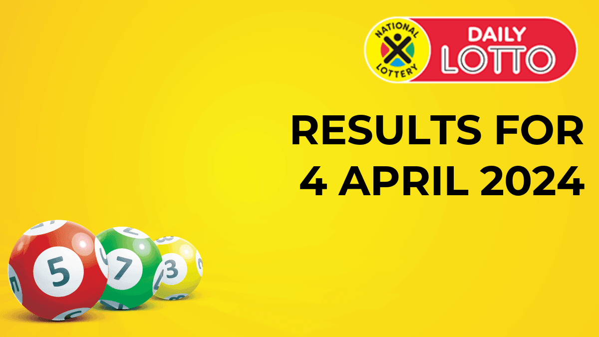 daily lotto results for 4 april