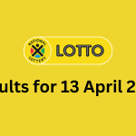 lotto results for 13 april
