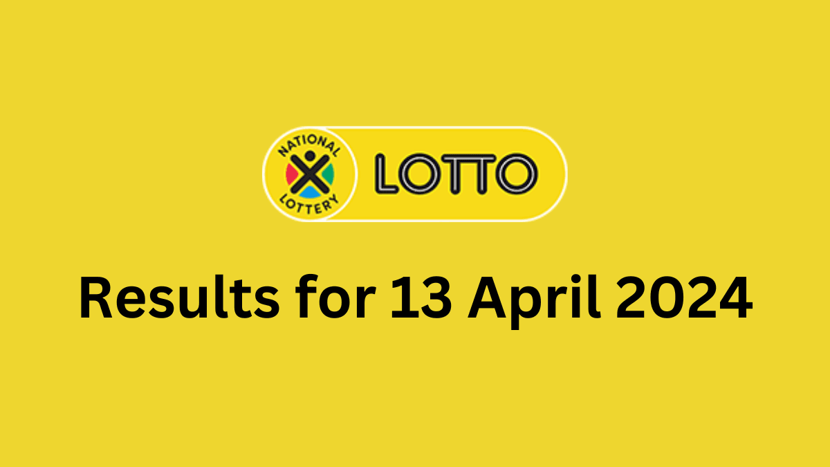 lotto results for 13 april