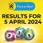 powerball results for 5 april