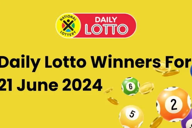 Congratulations to The Daily Lotto Winners For 21 June 2024