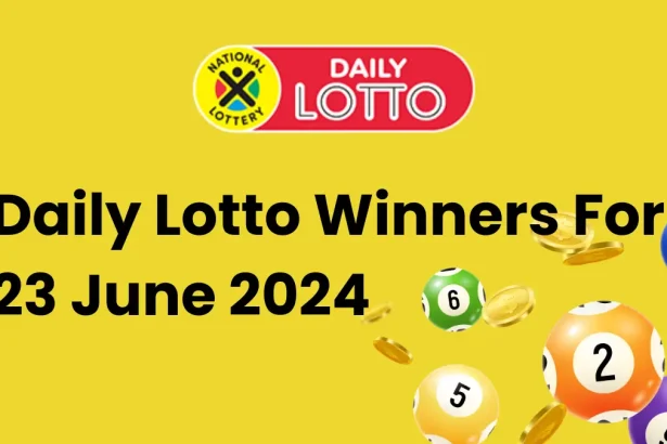 Congratulations to The Daily Lotto Winners For 23 June 2024