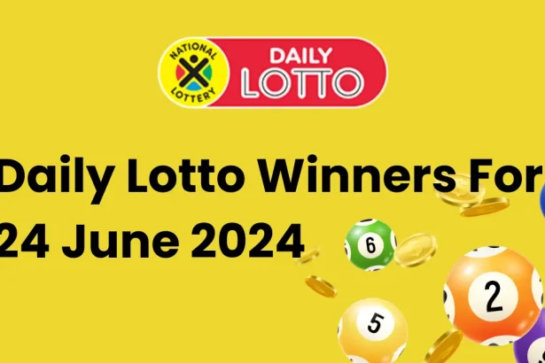Congratulations To The Daily Lotto Winners For 24 June 2024