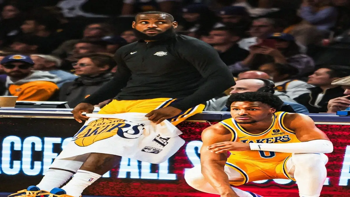 King James' Court: Lakers Secures Historic Father-Son