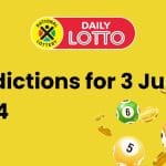 Daily Lotto Predictions June 3