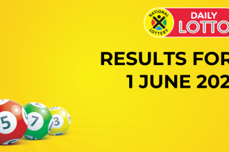 daily lotto results for 1 june