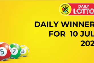 Congratulations to The Daily Lotto Winners for 10 July 2024