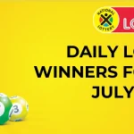 Congratulations to The Daily Lotto Winners for 11 July 2024