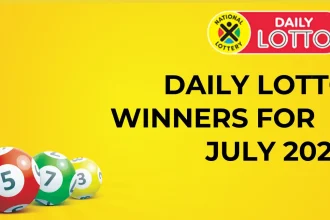 Congratulations to The Daily Lotto Winners for 11 July 2024