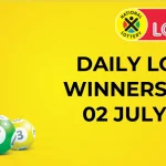 Congratulations to The Daily Lotto Winners for 02 July 2024