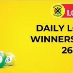 Congratulations to The Daily Lotto Winners for 26 July 2024