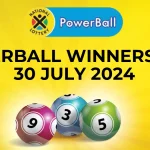 Congratulations to The Powerball Winners for 30 July 2024