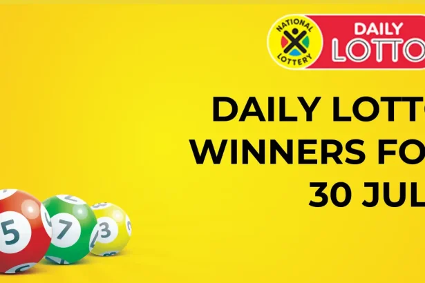 Congratulations to The Daily Lotto Winners for 30 July 2024
