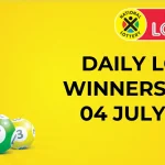 Congratulations to The Daily Lotto Winners for 04 July 2024