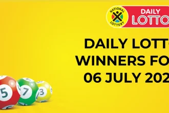 Congratulations to The Daily Lotto Winners for 06 July 2024