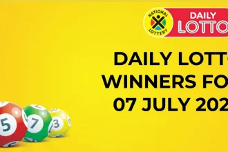 Congratulations to The Daily Lotto Winners for 07 July 2024