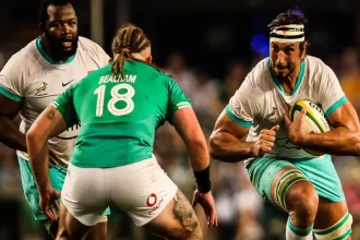 Late Drama and Controversy Springboks Shocked by Irish Drop Goal in Durban