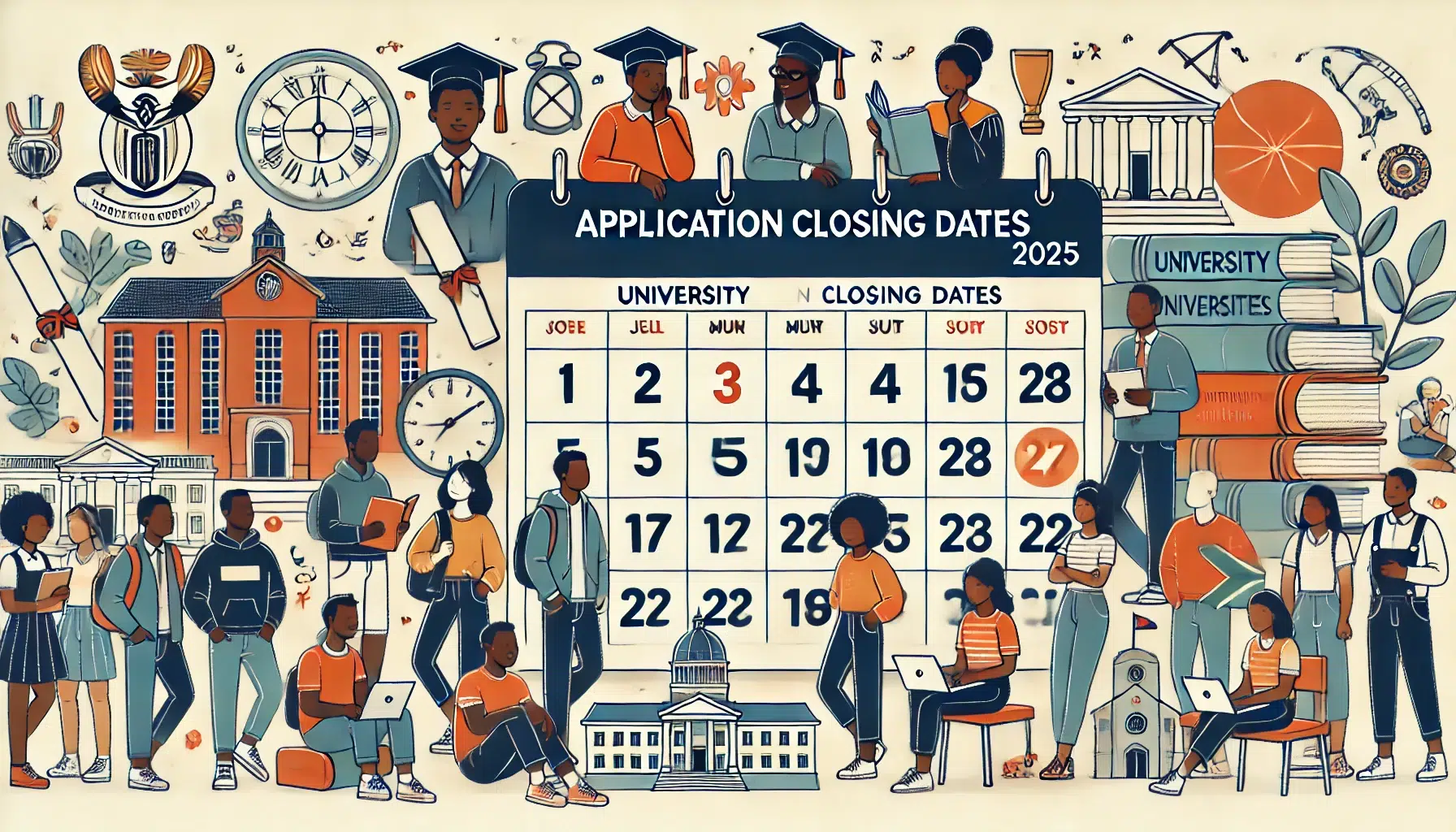 university closing dates