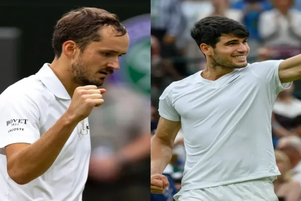 Wimbledon 1st Semi-final Clash: Alcaraz and Medvedev Set for Another Battle