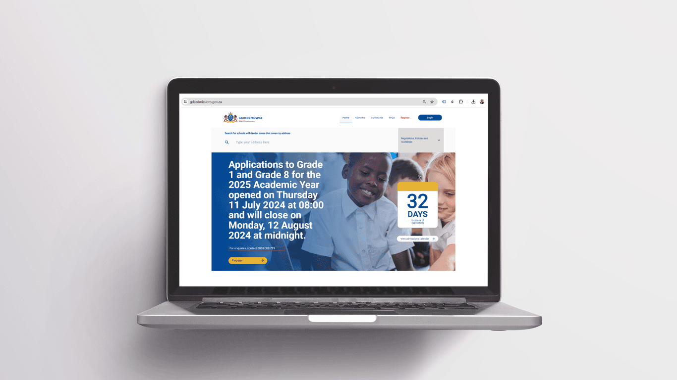 gauteng online Registration